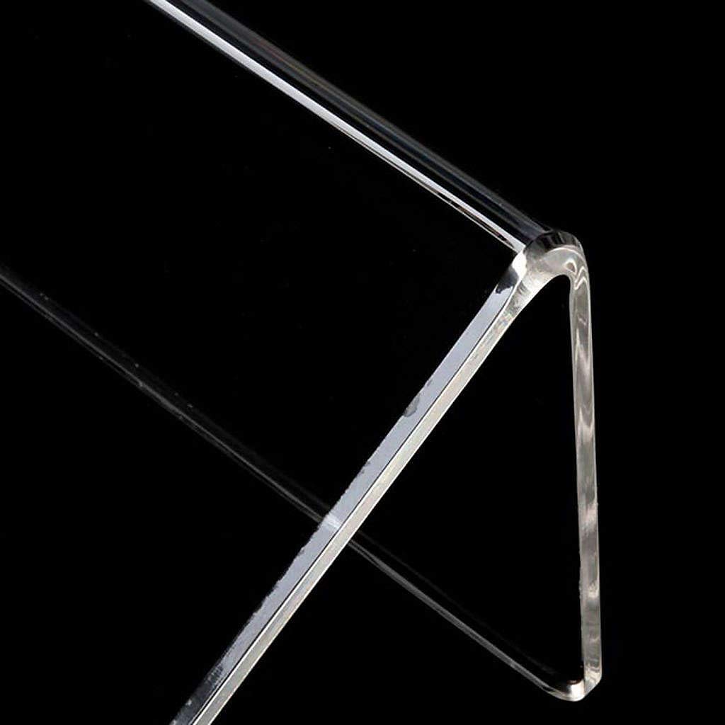 Clear Plexiglass Book Stand - 30 X 45 Cm Transparent Display Holder For Books, Tablets, Sheet Music
