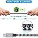 TAKAGI USB to USB C Cable (3Pack 6ft) USB A to Type C Cable Fast Charging Nylon Braided Data Sync Transfer Cord USB C Charger for iPhone 16 Pro Max/16 Plus/15 Pro Max/15 Plus/Galaxy S20 S10 Note 20