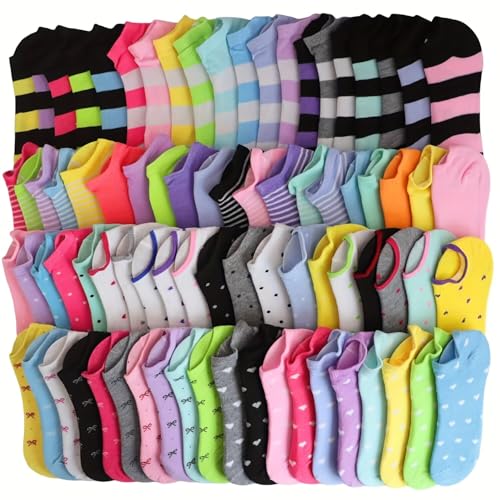 20 pairs of candy colored socks, casual breathable low-top socks, women's stockings and stockings2