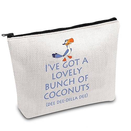 FOTAP Lion Inspired Gift WDW Animal Kingdom Bag Zazu Lion Magical Vacation Makeup Bag Zazu Lover Gift Pride Land Trip Gift (Coconuts)
