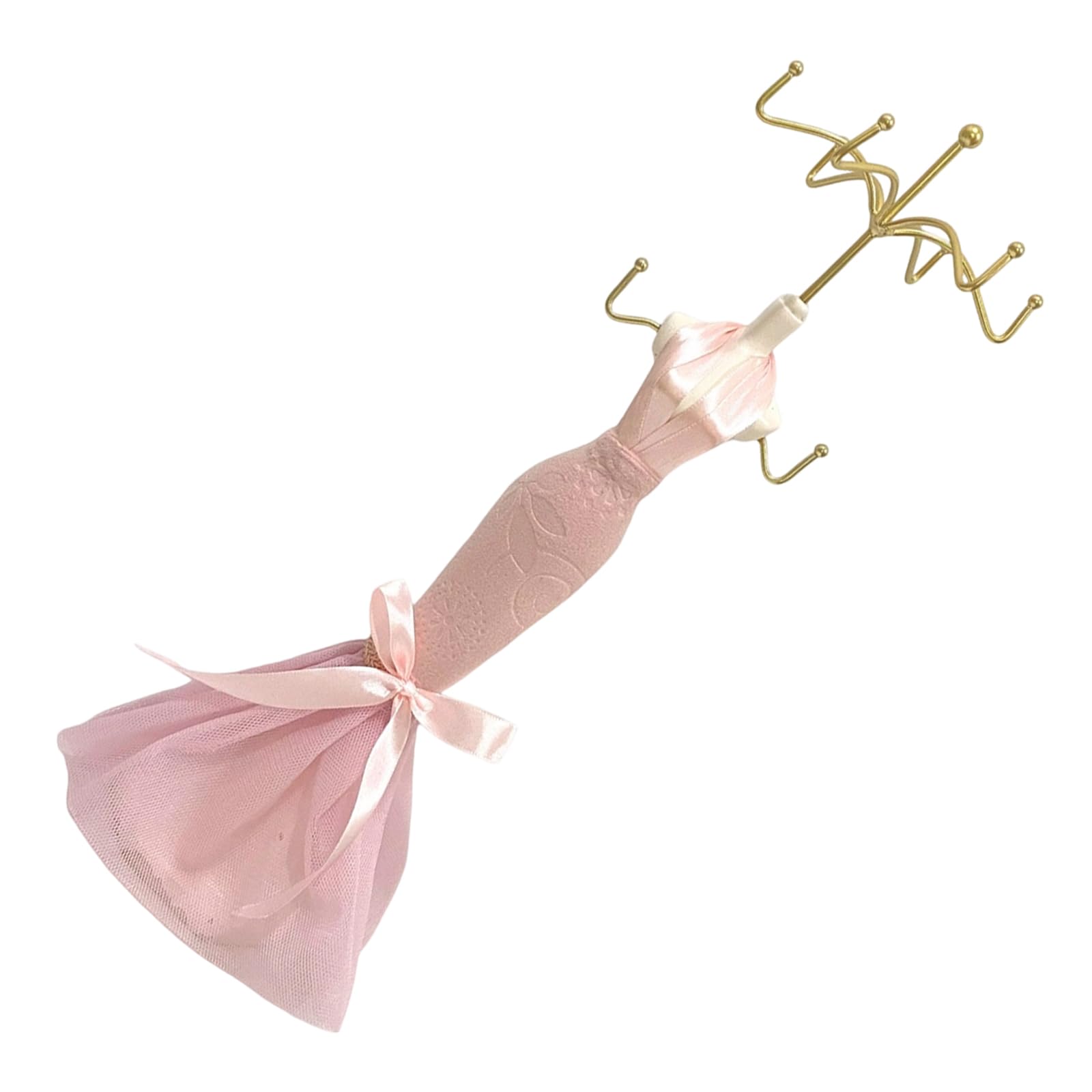 Kalttoy Jewelry Holder with Reinforced Metal Structure for Necklace Earring Display in Boutique Event Jewelry Display Stand