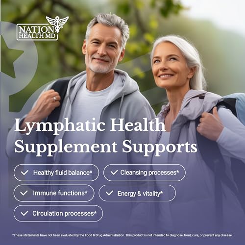 image for NATION HEALTH MD Lymph MD - Lymphatic Drainage Supplement - with Brome
