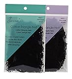 Jac-O-Net Cotton Triangle Net [2 Pack -- 1 Black & 1 Brown]