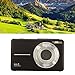 Heayzoki Pocket Digital Camera, 44MP 16X Zoom, Compact, Black