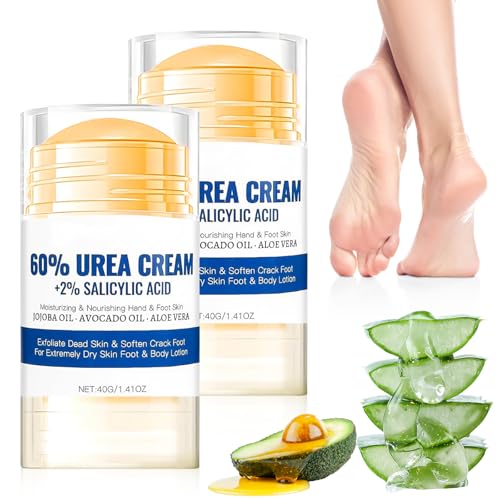 Crema Pies Secos y Agrietados, Crema con Urea, Pies Agrietados y Resecos para Cuidado de Los Pie