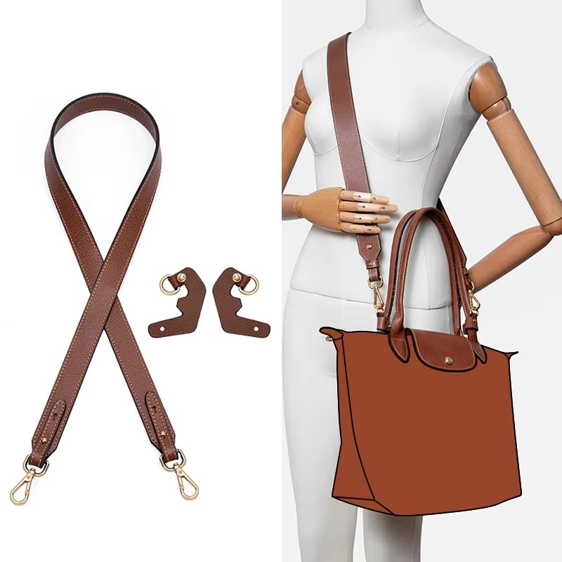 Image of Vachetta Leather Purse Strap Replacement for Longchamp Strap Kit