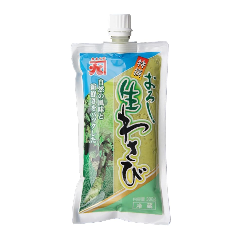 to.k様 生わさび　大小混合　お約束の量 Amazon | [冷凍] カネク 特選おろし生わさびビルパック 300g | カネク