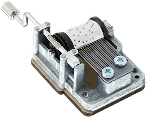 Kikkerland Let It Be Crank Music Box, Siler