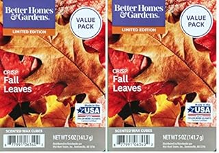 Better Homes and Gardens Crisp Fall Leaves Scented Wax Cubes 5oz - 2-Pack