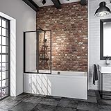 PROTECCIÓN PARA BAÑO: Decídete por esta solución 2 en 1 y convierta su bañera en un auténtico espacio ducha. Higiénico y resistente al agua, una pantalla de bañera es una buena alternativa a la cortina de baño. Ideal para los rénovations de cuarto de baño