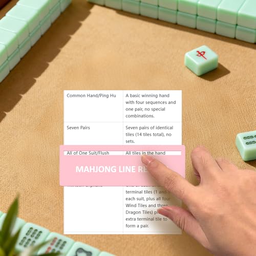 Funda vacía para Mahjong con lector para Mahjong americano miniatura 6