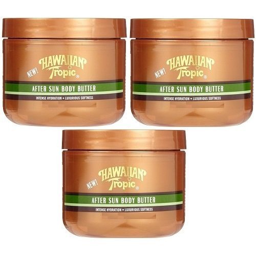 3 PACKS OF HAWAIIAN TROPIC AFTER SUN BODY BUTTER W/ ALOE SHEA BUTTER