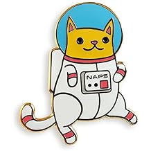 Pinsanity Astro Cat Enamel Lapel Pin