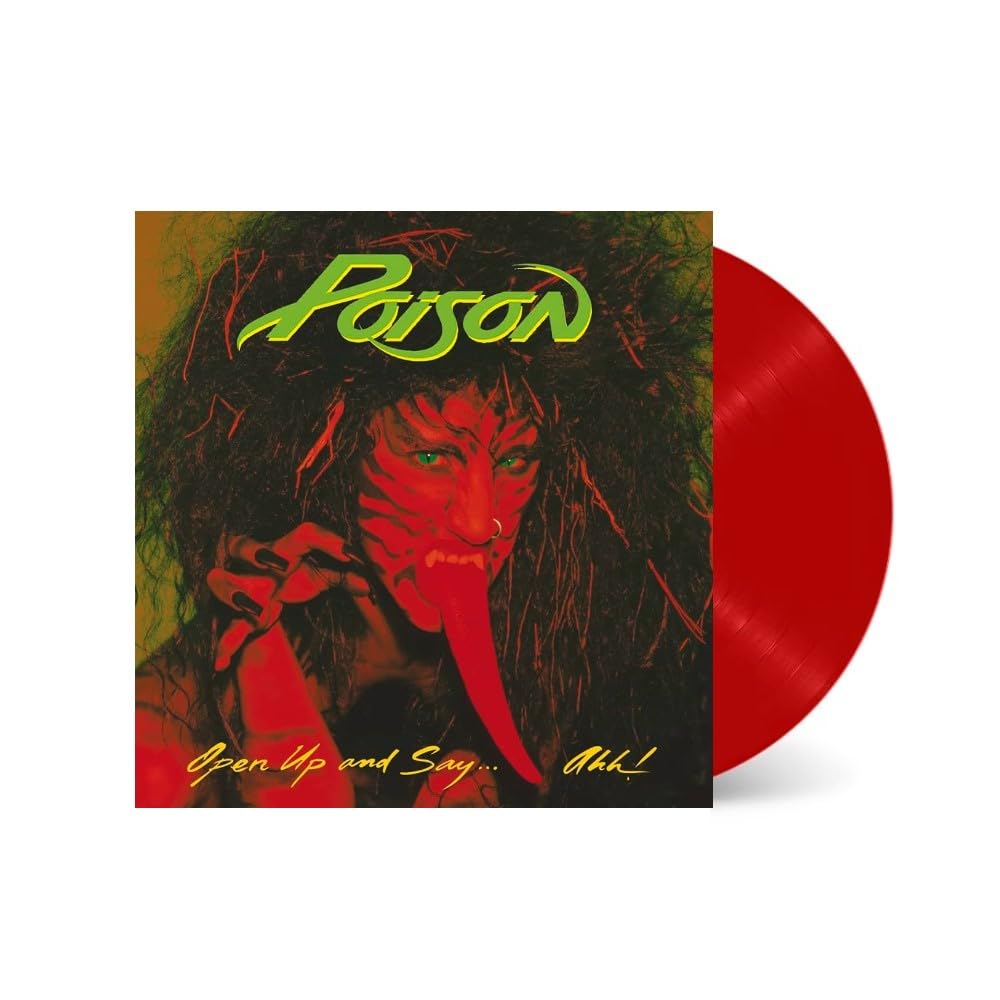 Poison - Open Up and Say... Ahh! Exclusive Limited Opaque Red Color
