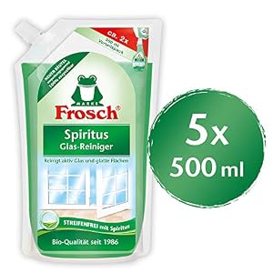 Frosch Spiritus Glasreiniger 5er Nachfüllbeutel