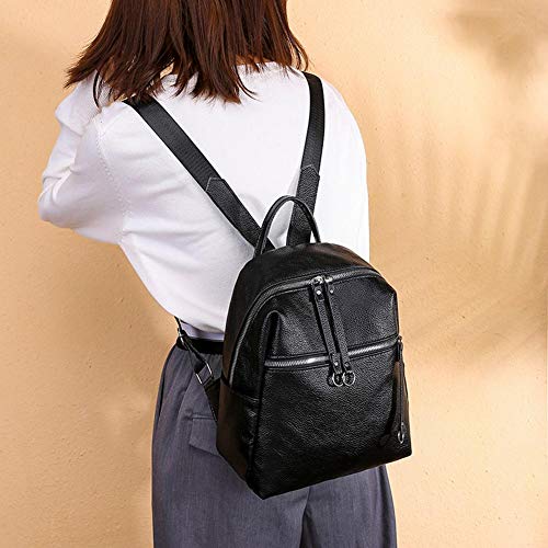 Diamondo Mochila Feminina de Couro Sintético