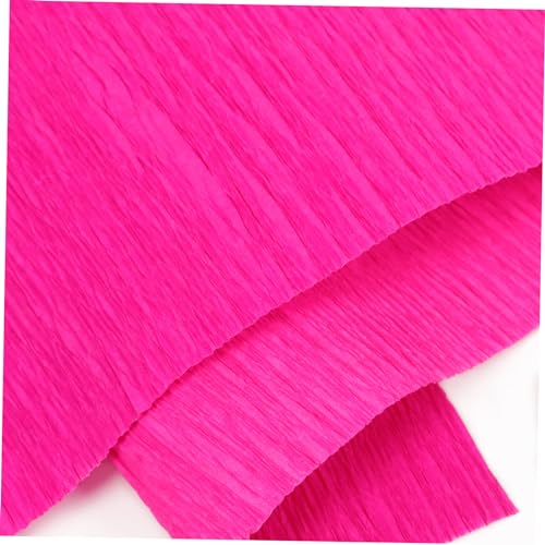 NUOBESTY 2 Rolos Papel crepom colorido feito à mão papel de embrulho para presente rolo de papel cre