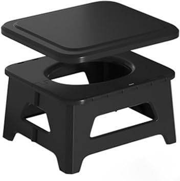 Camping Portable Toilet Foldable Car Portable Toilet Camping Toilet, Suitable for Camping, Hiking, RV Travel, Road Trips