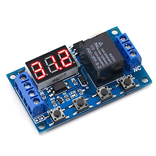 e-INFINITY 6-30 V Relay Module Switch Trigger Time Delay Circuit Timer Cycle Adjustable 828 Promotion (Blue) (B081LJTNHQ) Amazon Price History, Amazon Price Tracker