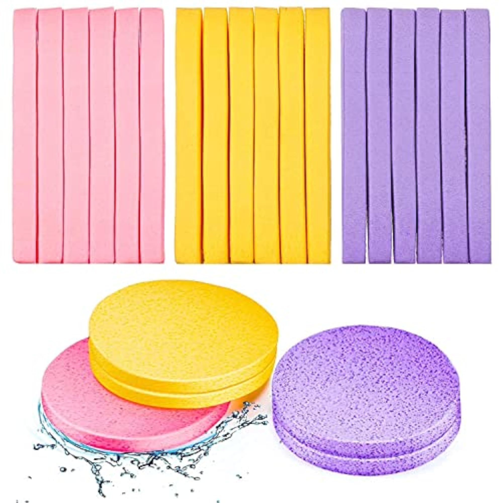 Compressed Facial Cleansing Sponge for Face Wash & Makeup Removal