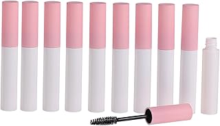 Beavorty 10 Pçs Tubo De Rímel Vazio Recipientes Rosa Cílios Falsos Rímel Rímel Para Cílios Tubo De Cílios Vazio Varinha De Rímel Ferramentas De Maquiagem Recipiente De Líquido Para