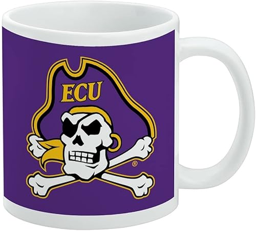 Vista 262 de Taza de cerámica con el logotipo principal de la Universidad de St. John, taza de regalo novedosa para café, té y bebidas calientes, 11oz, blanca