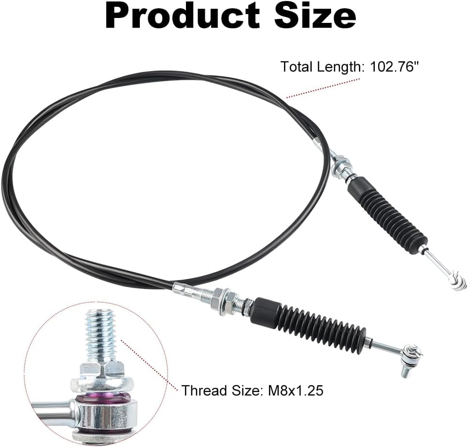 7082498 Gear Shift Shifter Cable Compatible with Polaris Ranger XP 1000 2018 2019 2020 2021 2022 2023, 2020-2023 Polaris Ranger 1000 Replacement for 7082376 7082285