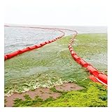 XGXHIN Boom de contención de Aceite de Tipo Flotante, Valla de petróleo de PVC, Barrera de contaminación del río Reutilizable, para río, Puerto, Lago, Muelle