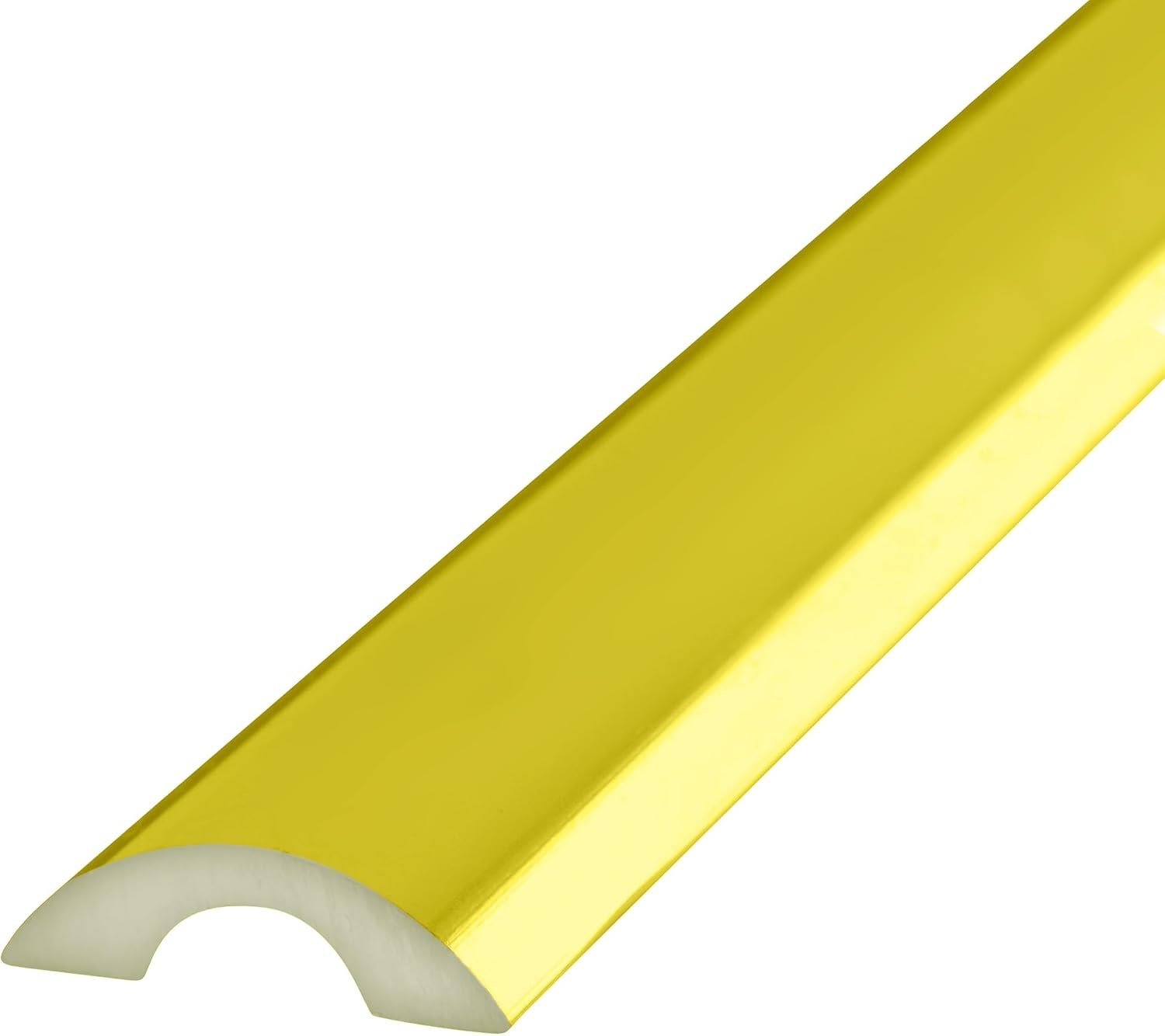 CRL Brite Gold Anodized Frameless Shower Door Half-Round Threshold - 95 in long