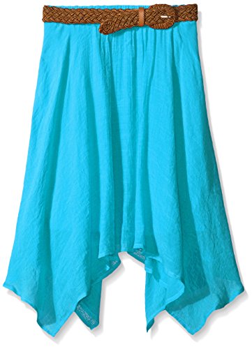 Amy Byer Girls' Big Handkerchief Hem Skirt