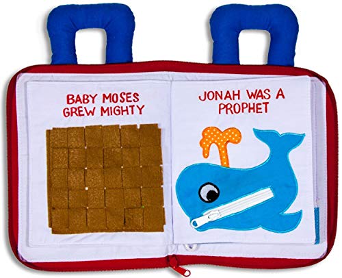 My Growing Season My Bible Quiet Book Interactive Fabric Activity for Kids | Educational Christian Toy for Toddlers & Preschoolers | Travel-Friendly and Sensory-Rich Soft Book - Image 7