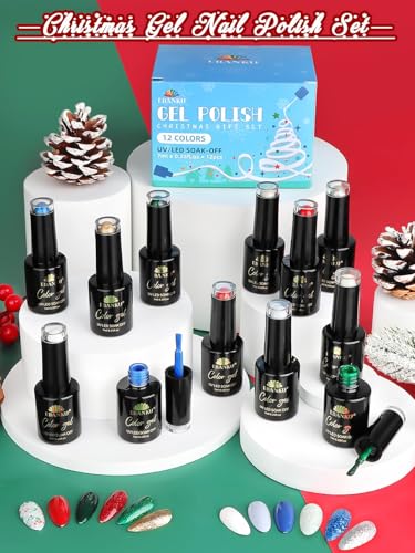 Kit de Esmalte de Uñas en Gel 12 Colores EBANKU miniatura 6