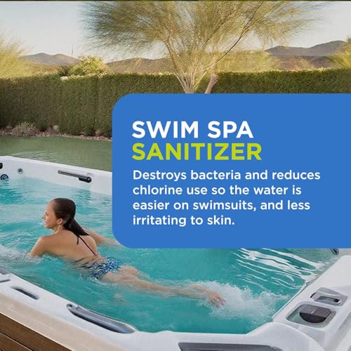 Image of FROG @Ease Floating System for Swim Spas - Quick & Easy Self-Regulating Swim Spa Sanitizer - Swim Spa Maintenance System with Sanitizing Minerals & SmartChlor Technology