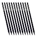 Pack of 12pcs Cute Black Pencils 2B Wooden Sketch Pencils Stationery Writing Drawing Pencils Kids Gifts Office Supplies Black Wood Pencils