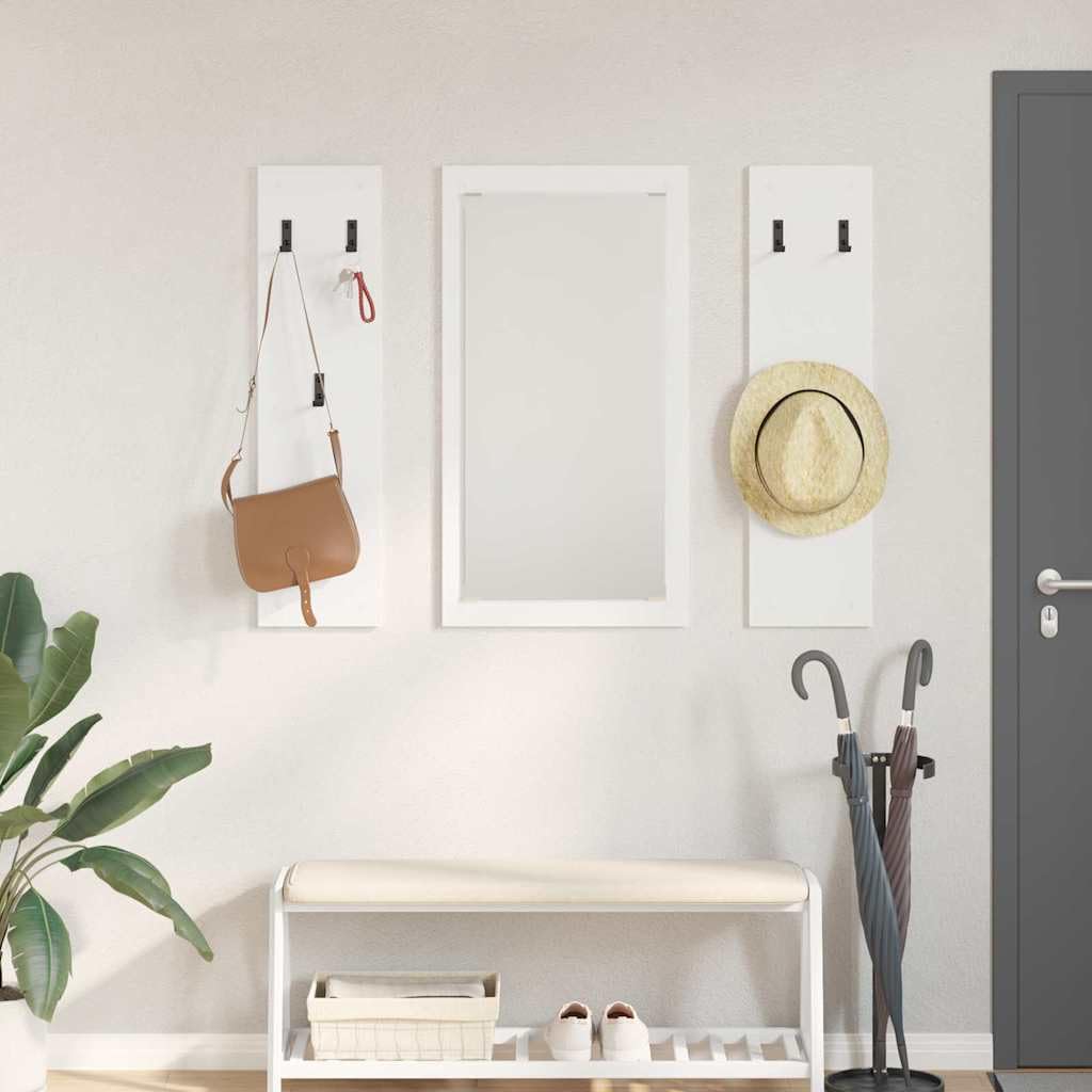 Soporte de pared para mesita de noche blanca, 96 x 1,5 x 90 cm, estante de madera con espacio de almacenamiento para salón, dormitorio, cocina, baño, pasillo, ahorro de espacio, soporte de