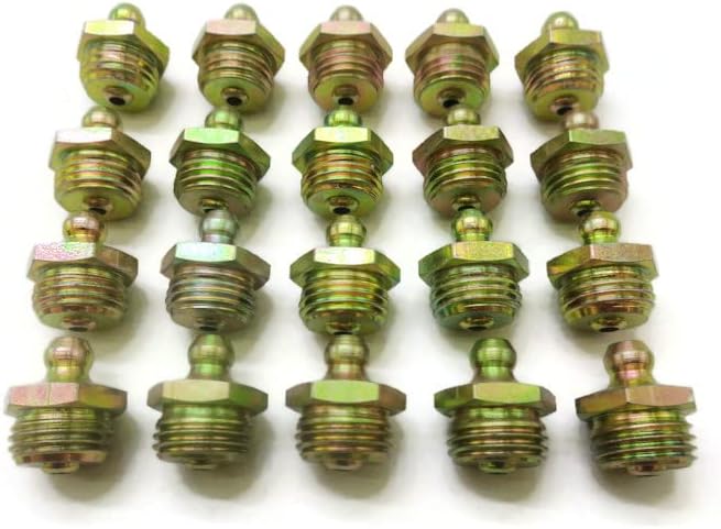Grease Nipple Straight 1/4" Bsp, 20 Pcs. (Part No. 1450/0002) by Aries