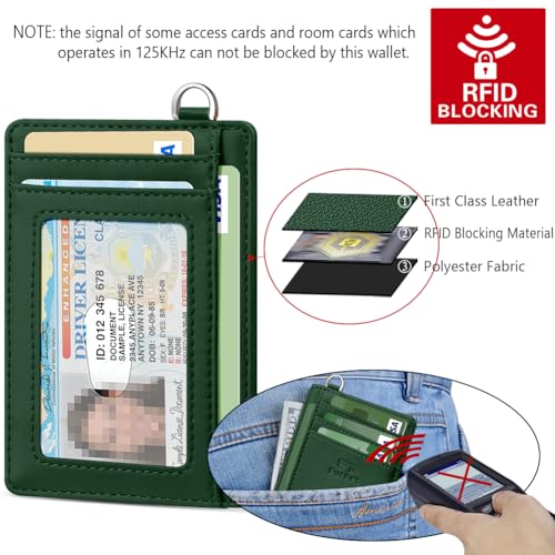 Image of FurArt Slim Minimalist Wallet RFID Credit Card Holder for Men | slim minimalist compact rfid id window thin