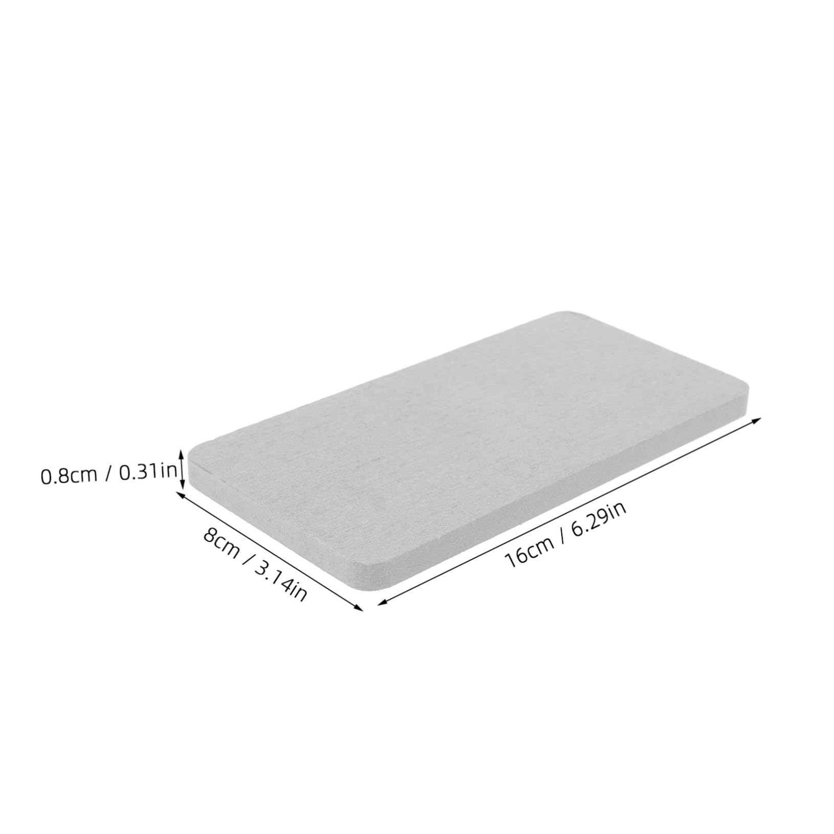 SOLUSTRE Water Absorbent Bath Mat Rectangle Dish Mouthwash Cup Coaster with Absorbent Surface for Bathroom Kitchen Use