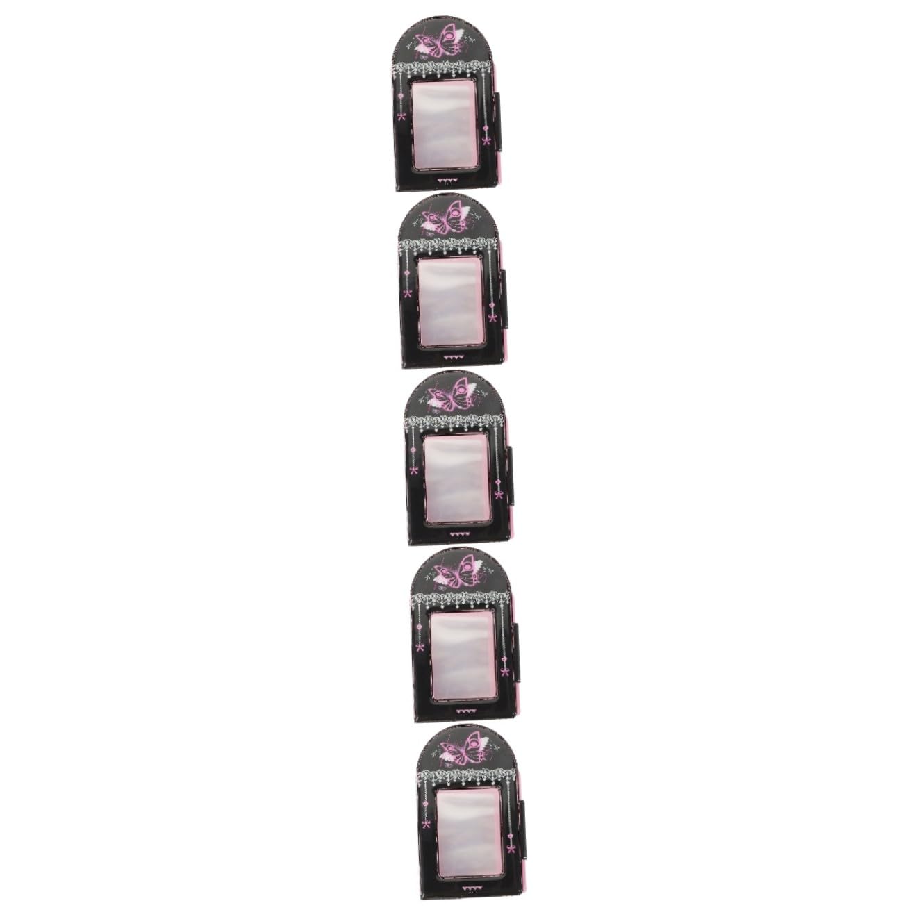 STOBOK 5piezas Álbum De Fotos Diy Portátil Soporte Para Tarjetas Fotográficas Álbum Para Instantáneas Para y