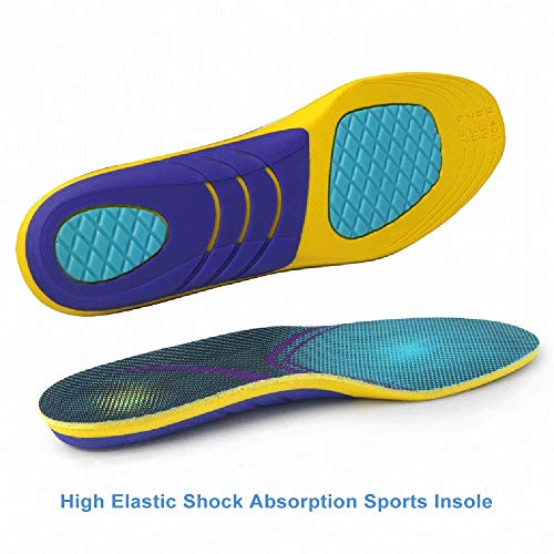 Plantillas deportivas con soporte de arco alto para hombre o mujer miniatura 3