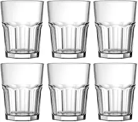 Jogo 6 Copos Para Dose/Shot Tequila Whisky Cachaça 45ml (Transparente)