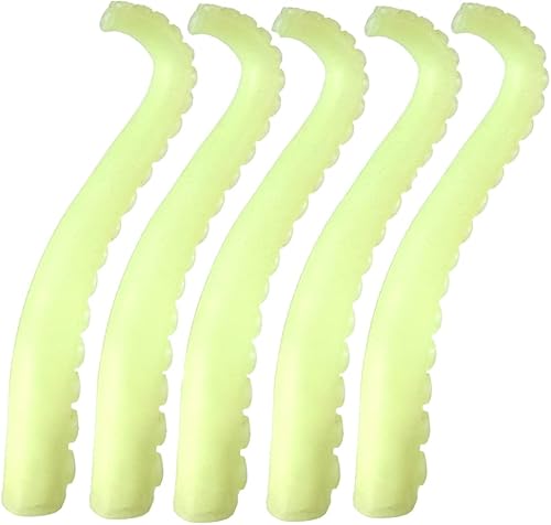 Miniatura 1 de Tentáculo de silicona para dedos que brillan en la oscuridad amarillo 5
