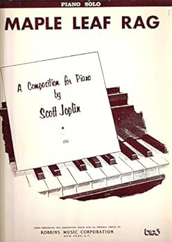 Sheet Music Maple Leaf Rag Piano Solo Scott Joplin