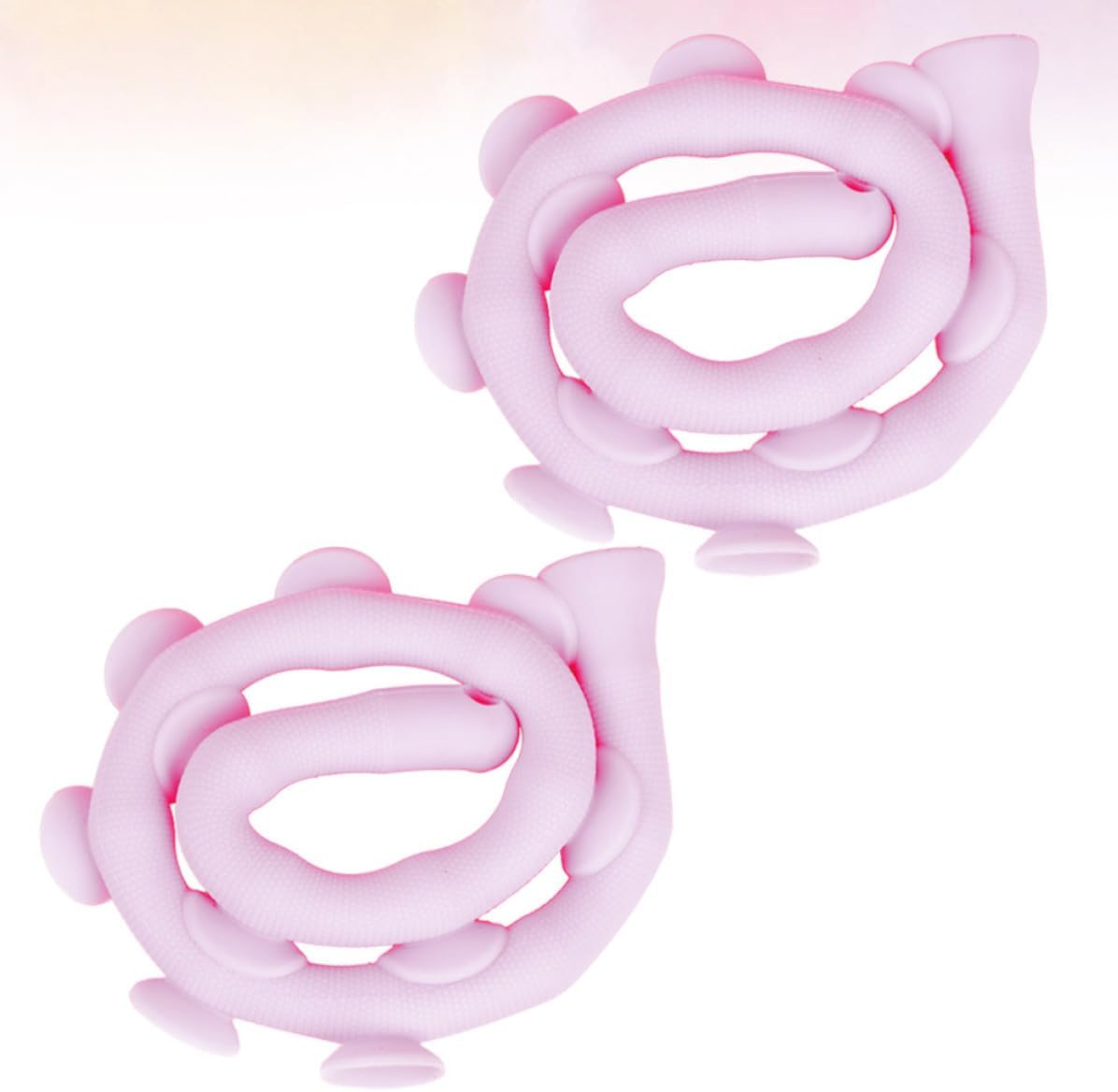 BETOOKY Mobile Phone Holder Octopus Design Silicone Suction Cup 2pcs Pink image 3