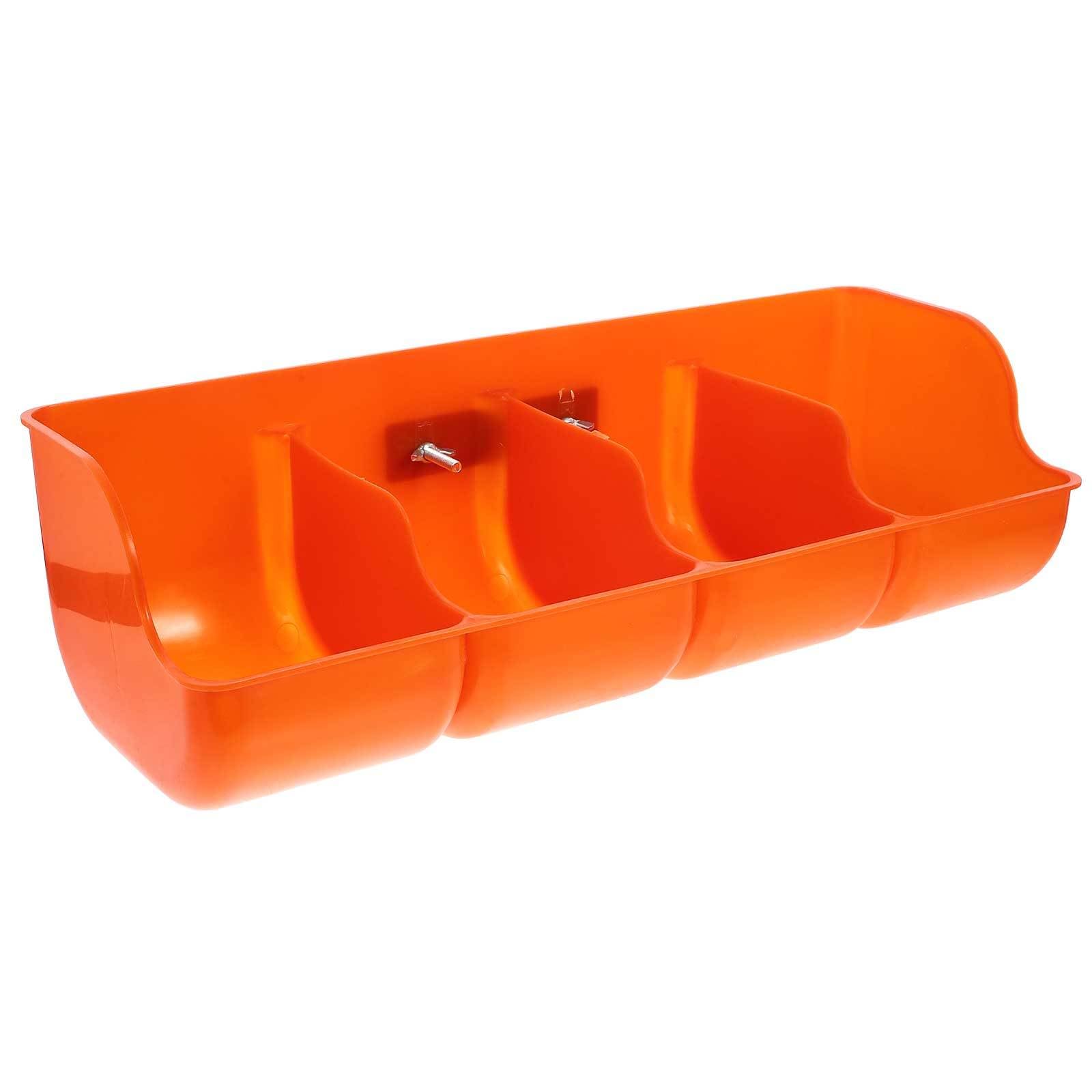 Distributeur d'aliments à 4 compartiments en plastique Totority pour élevage - 8