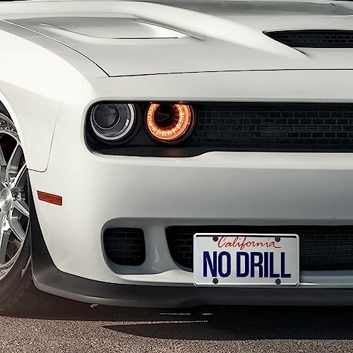 WeiSen Front License Plate Holder Mount Bracket Kit Compatible with Dodge Challenger 2015-2023
