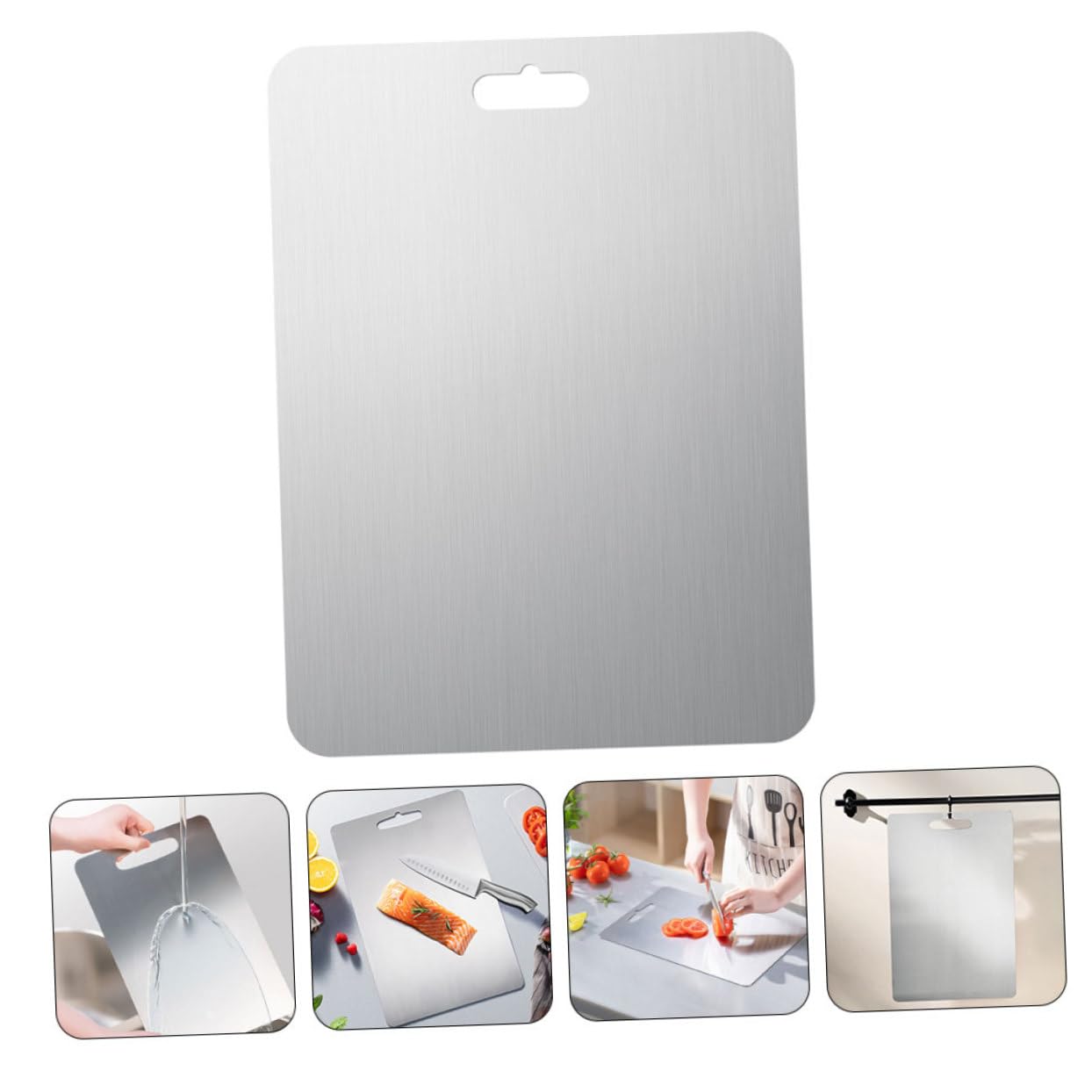 Tabla Plata para Acero Inoxidable 304 Cortar de Cocina