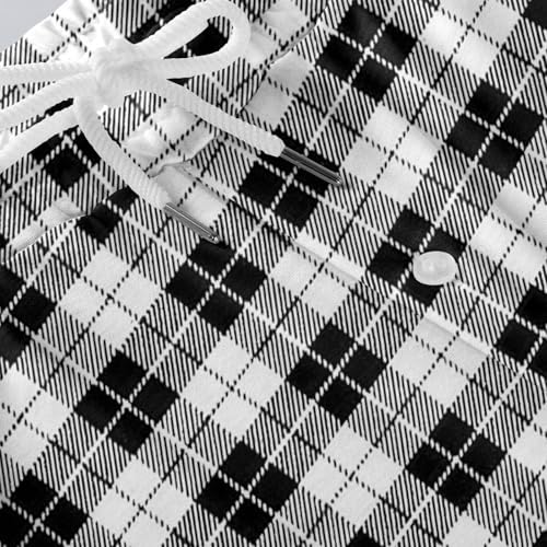 Mens Cotton Pajama Pants,Soft Plaid Pj Pant Sleepwear Lightweight Lounge Bottoms With Pockets, M-3XL3