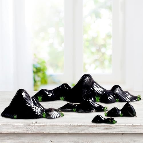 Miniatura 4 de Molde de silicona para montaña, molde de resina para paisaje de montaña, molde de fundición epoxi, para bricolaje, picos tridimensionales, paisaje,