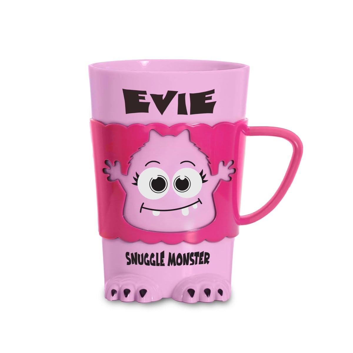 History & Heraldry Personalised Monster Mug – Pre Personalised with Popular Names Funny Monster Shaped - Unique Gift for Birthdays, Halloween, or Christmas (Evie)